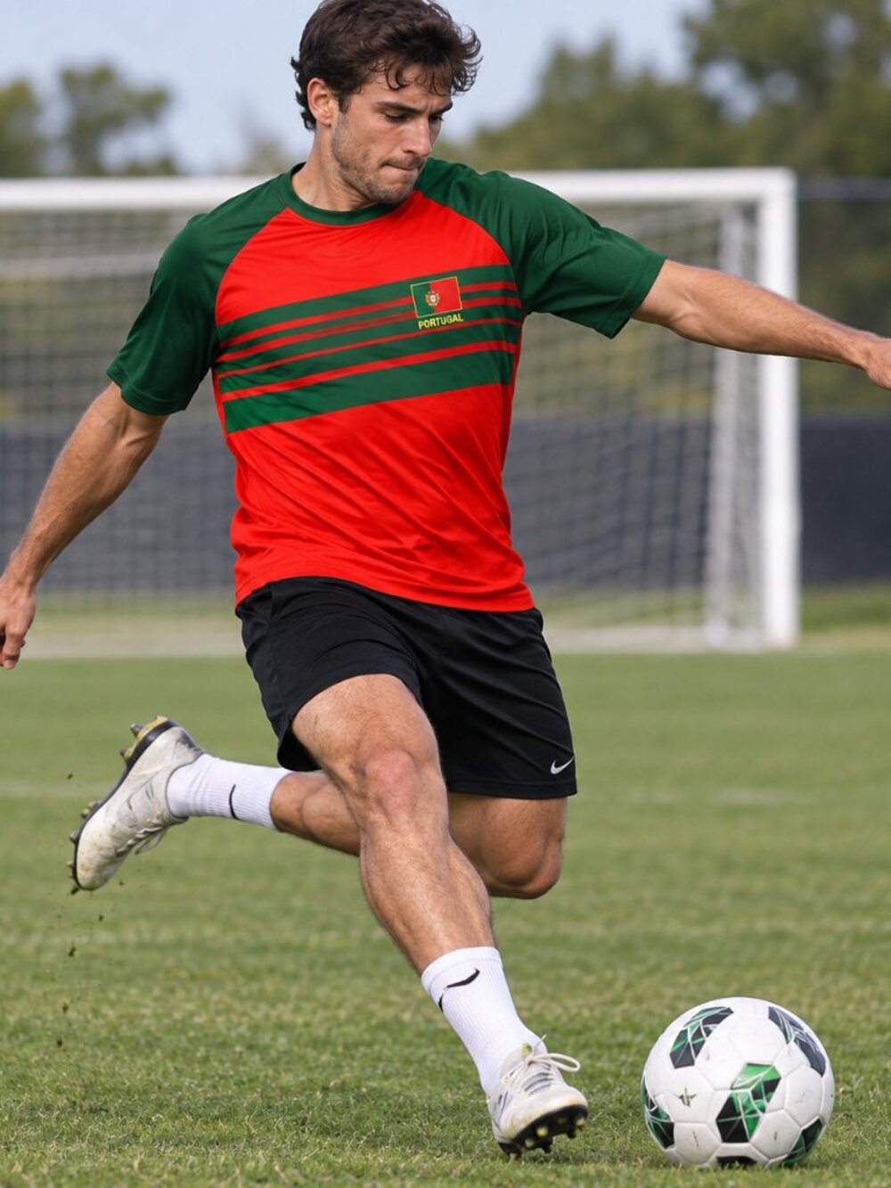 TEAM PORTUGAL SOCCER JERSEY (LARGE)